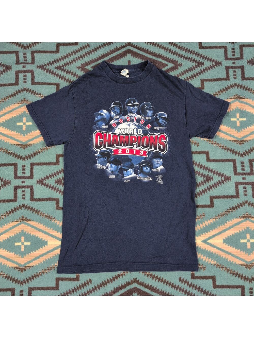 Boston Red Sox Shirt Mens Small 2013 World Series Champions MLB Baseball